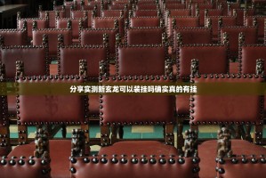 分享实测新玄龙可以装挂吗确实真的有挂