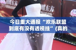 今日重大通报“欢乐联盟到底有没有透视挂”(真的有挂)-知乎