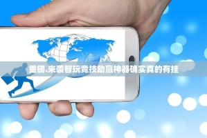 重磅.来袭智玩竞技助赢神器确实真的有挂