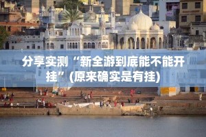 分享实测“新全游到底能不能开挂”(原来确实是有挂)