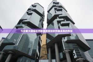 今日重大通报杭州都莱透视挂软件确实真的有挂