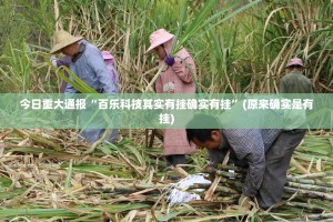 今日重大通报“百乐科技其实有挂确实有挂”(原来确实是有挂)