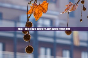 推荐一款湘叶娱乐其实有挂,真的确实有挂果然有挂