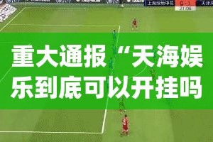 重大通报“天海娱乐到底可以开挂吗”(原来确实是有挂)