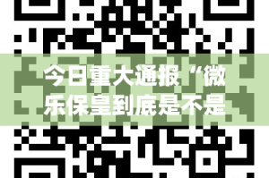 今日重大通报“微乐保皇到底是不是有挂”(原来确实是有挂)