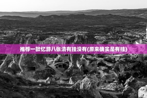 推荐一款忆游八张清有挂没有(原来确实是有挂)