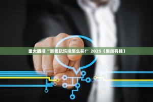 重大通报“新奇玩乐挂怎么买!”2025（果然有挂）