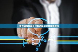 重大通报掌酷十三张透视辅助挂果然有挂