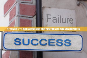 分享实测丫丫衡阳字牌到底有没有挂装!其实是有挂确实真的有挂