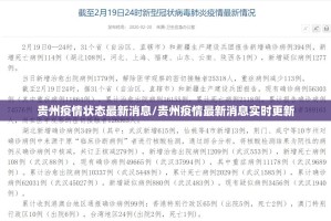 贵州疫情状态最新消息/贵州疫情最新消息实时更新