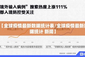 【全球疫情最新数据统计表/全球疫情最新数据统计 新闻】