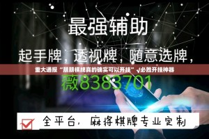 推荐一款七千游戏有没有挂确实有挂√确实真的有挂