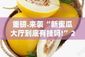 重磅.来袭“新蜜瓜大厅到底有挂吗!”2025（果然有挂）