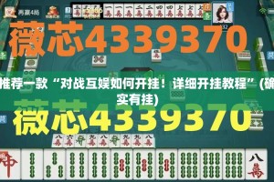 推荐一款新星游挂软件开挂神器