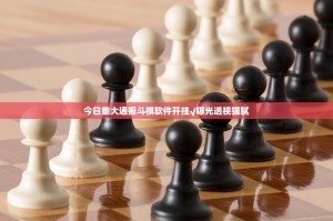 今日重大通报斗棋软件开挂√曝光透视猫腻