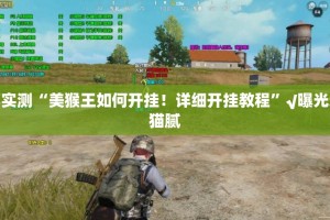 分享实测“美猴王如何开挂！详细开挂教程”√曝光透视猫腻