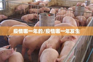 疫情哪一年的/疫情哪一年发生