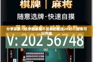 推荐一款“开心斗一番开挂神器下载!”√曝光透视猫腻