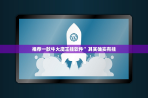 推荐一款牛大魔王挂软件”其实确实有挂