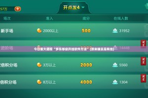 重磅.来袭“全民雀神“其实有挂”确实有挂”√其实是有挂