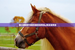 重大通报梦马娱乐确实是有挂√其实是有挂