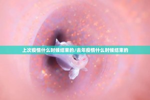 上次疫情什么时候结束的/去年疫情什么时候结束的