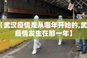 【武汉疫情是从哪年开始的,武汉疫情发生在那一年】