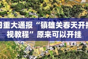 今日重大通报“镇雄关春天开挂透视教程”原来可以开挂