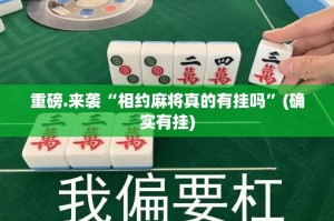 重磅.来袭“相约麻将真的有挂吗”(确实有挂)