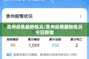 贵州疫情最新情况/贵州疫情最新情况今日新增