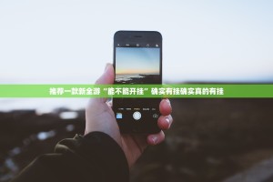 推荐一款新全游“能不能开挂”确实有挂确实真的有挂