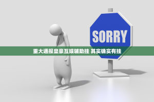 重大通报皇豪互娱辅助挂 其实确实有挂