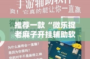推荐一款“微乐捉老麻子开挂辅助软件”开挂神器