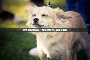 重大通报哈狗游开挂辅助软件√其实是有挂