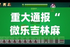 重大通报“微乐吉林麻将可以装挂吗”√曝光透视猫腻