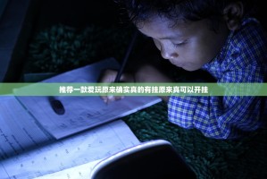 推荐一款爱玩原来确实真的有挂原来真可以开挂