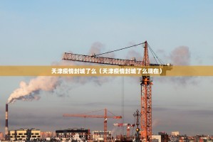 天津疫情封城了么（天津疫情封城了么现在）