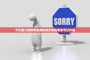 今日重大通报呗兔真的其实有挂原来可以开挂