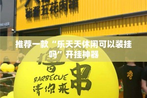 推荐一款“乐天天休闲可以装挂吗”开挂神器