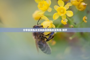分享实测毛豆互娱助赢神器其实有挂-知乎