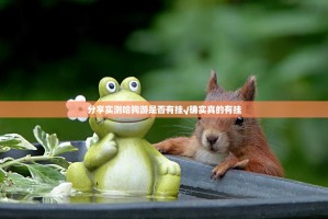 分享实测哈狗游是否有挂√确实真的有挂
