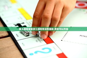 重大通报宝宝浙江游戏有没有辅助 原来可以开挂