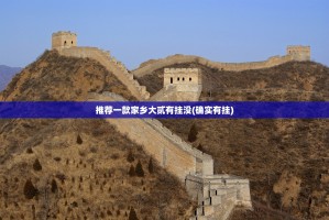 推荐一款家乡大贰有挂没(确实有挂)