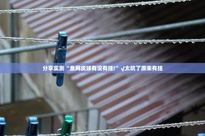 分享实测“鱼网皮球有没有挂!”√太坑了原来有挂