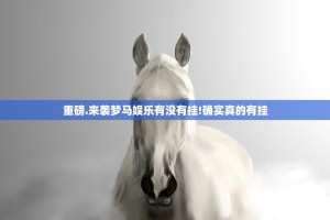 重磅.来袭梦马娱乐有没有挂!确实真的有挂