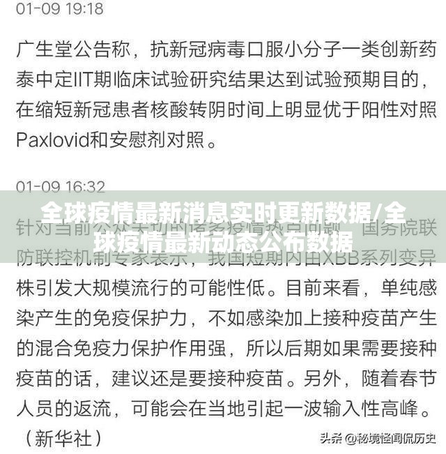 全球疫情最新消息实时更新数据/全球疫情最新动态公布数据