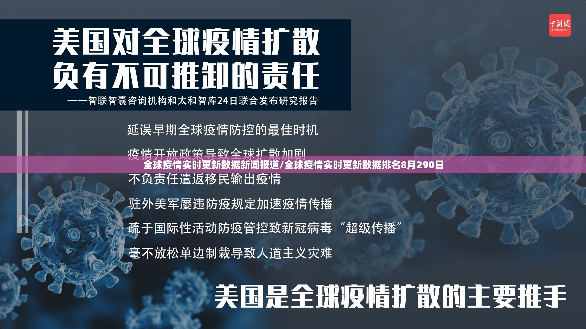 全球疫情实时更新数据新闻报道/全球疫情实时更新数据排名8月290日