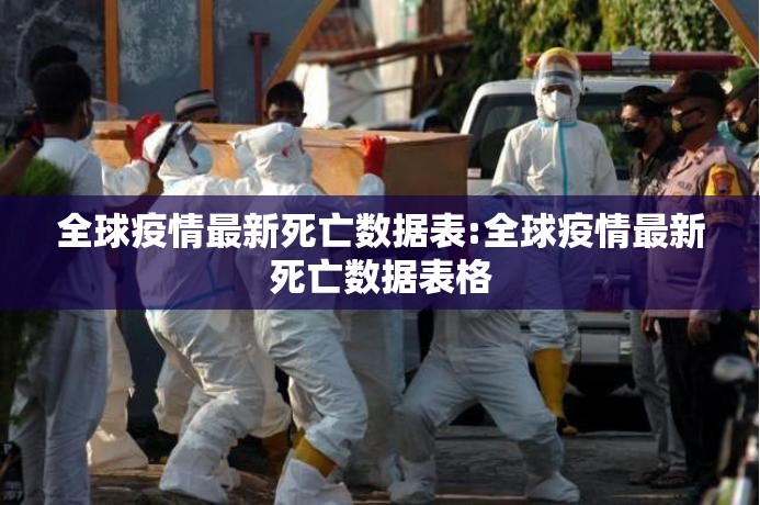 全球疫情最新死亡数据表:全球疫情最新死亡数据表格