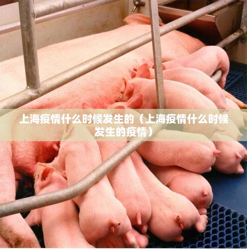 上海疫情什么时候发生的（上海疫情什么时候发生的疫情）