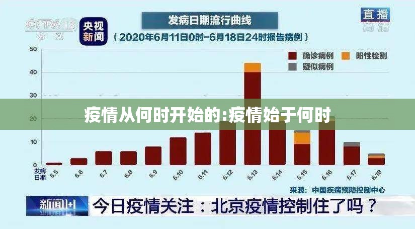 疫情从何时开始的:疫情始于何时